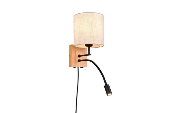 Kinkiet do czytania klosz z tkaniny NILAM LED 31W Trio Trio