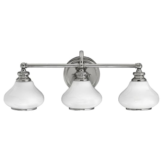 Kinkiet HINKLEY LIGHTING Ainsley, srebrno-biały, 3x3,5W, 3000K, 23,1x61 cm Hinkley Lighting