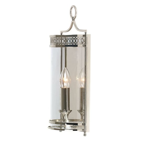 Kinkiet klasyczny ELSTEAD LIGHTING, Guilldhall, srebrny, E14, 41x10x15 cm ELSTEAD LIGHTING