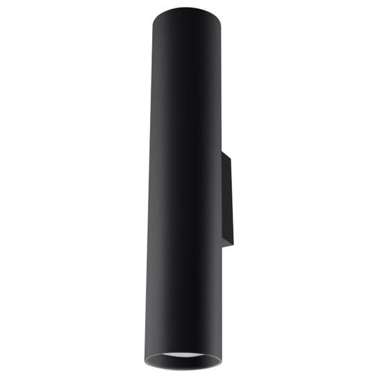 Kinkiet LAGOS 2 czarny nowoczesny tuba świeci góra dół SL.0330 Sollux Lighting Sollux Lighting