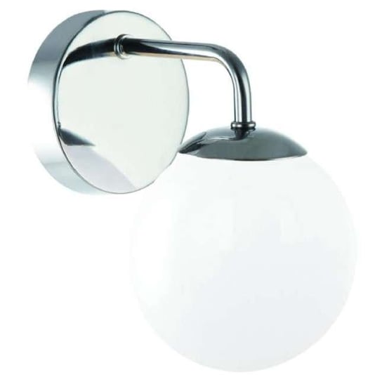 Kinkiet LAMPA loftowa Bao Parette Cromo IP44 Orlicki Design ścienna OPRAWA szklana kula do łazienki ball IP44 chrom biała Orlicki Design