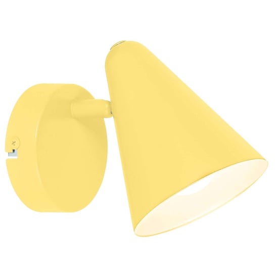Kinkiet LAMPA ścienna AMOR 91-68774 Candellux metalowa OPRAWA regulowany reflektorek żółty Candellux