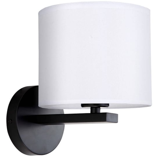 Kinkiet LAMPA ścienna CECINA LP-114/1W WH Light Prestige abażurowa OPRAWA loftowa biała czarna Light Prestige