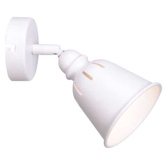 Kinkiet LAMPA ścienna FIONA 1 311016 Polux regulowana OPRAWA metalowy reflektorek biały POLUX