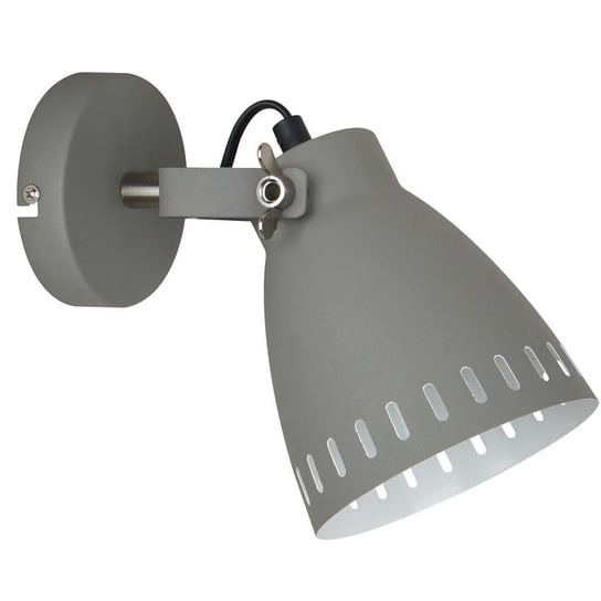 Kinkiet LAMPA ścienna FRANKLIN MB-HN5050-1-GR+S.NICK Italux matalowa OPRAWA industrialny reflektorek loft szary ITALUX