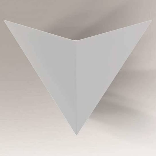 Kinkiet LAMPA ścienna HINO IL 8512 Shilo trójkątna OPRAWA LED 6W 4000K metalowa biała Shilo