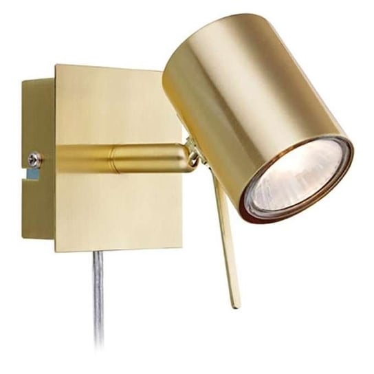 Kinkiet LAMPA ścienna HYSSNA LED 35W 3000K 106316 Markslojd regulowana OPRAWA metalowy reflektorek tuba mosiądz Markslojd