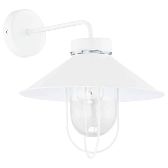 Kinkiet LAMPA ścienna ITAKA 3538 MLAMP industrialna OPRAWA metalowa drut loft biały Argon