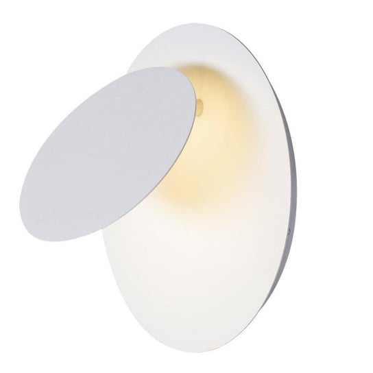 Kinkiet LAMPA ścienna KKST-8371 L metalowa OPRAWA okrągła LED 9W 3000K regulowana biała matowa Step Into Design