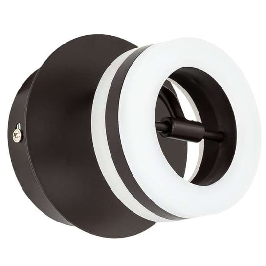 Kinkiet LAMPA ścienna METIS AB16002-1A COFFEE Italux metalowa OPRAWA LED 4,8W 3000K regulowany pierścień ring brązowy ITALUX