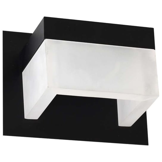 Kinkiet LAMPA ścienna NERO ML080 Milagro metalowa OPRAWA kostka LED 7W 4000K cube czarna biała Milagro