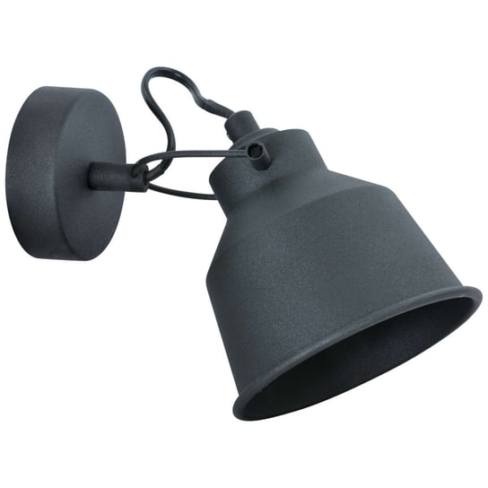 Kinkiet LAMPA ścienna NIKO 1 311801 Polux industrialna OPRAWA metalowy reflektorek regulowany czarny POLUX
