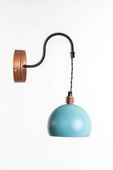 Kinkiet, lampa ścienna Tester, błękit-miedź, 37 cm (TB288) Loft Lamps
