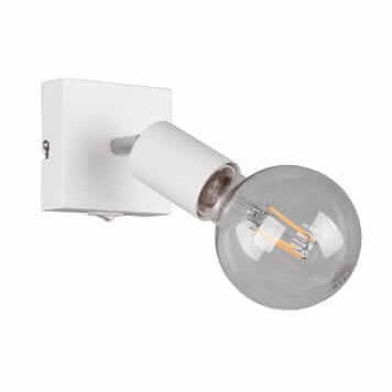 Kinkiet LAMPA ścienna VANNES  R80181731 RL Light regulowana OPRAWA metalowy reflektorek loftowy biały mat RL Light
