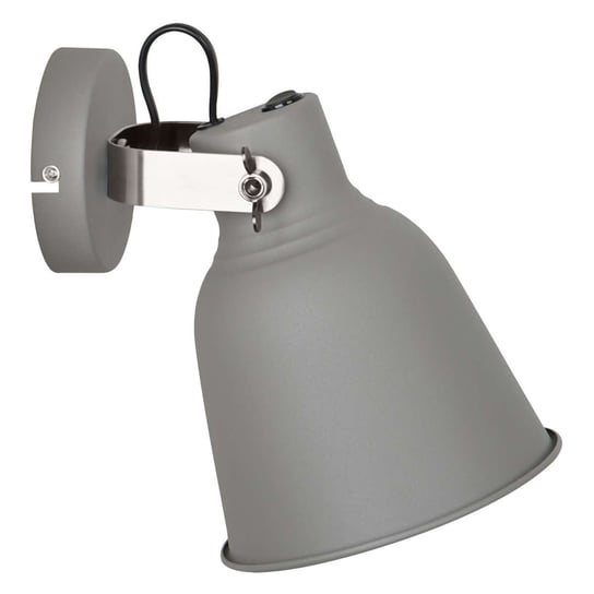 Kinkiet LAMPA ścienna VIDAL MB-HN5213L GR+S.NICK Italux industrialna OPRAWA metalowa reflektorek loft szary ITALUX