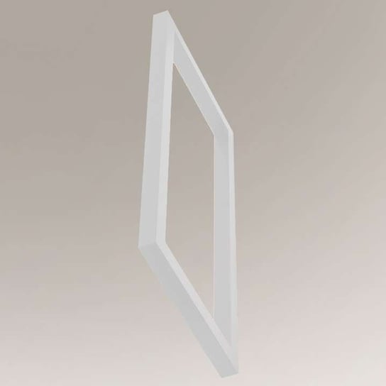 Kinkiet LAMPA ścienna ZAOSU 7903 Shilo metalowa OPRAWA prostokątna ramka frame biała Shilo