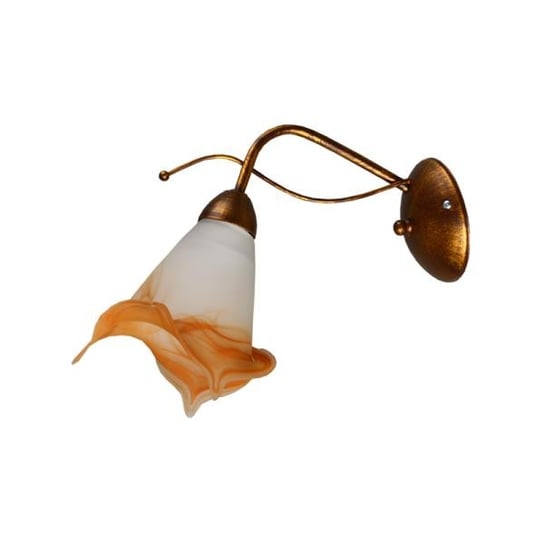 Kinkiet LAMPEX Mercato, 60 W, brązowy, 20x25 cm Lampex
