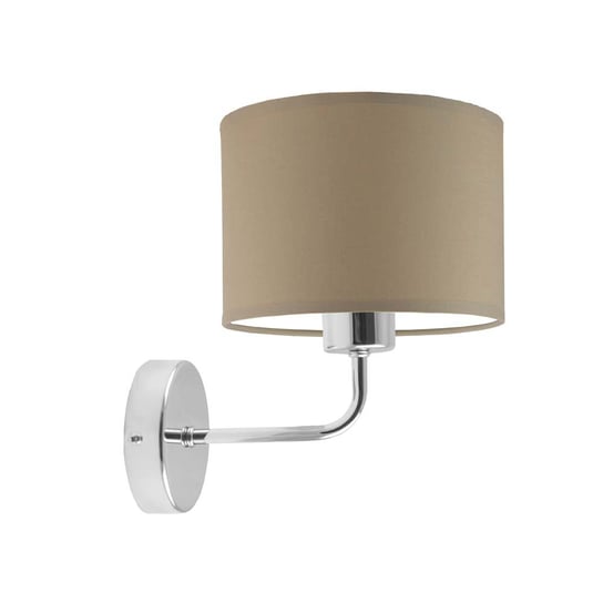 Kinkiet LYSNE Modena, 60 W, E27, beżowy/chrom, 25x25 cm LYSNE