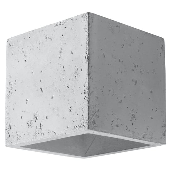 Kinkiet QUAD beton industrialny kwadrat świeci góra dół SL.0487 Sollux Lighting Sollux Lighting