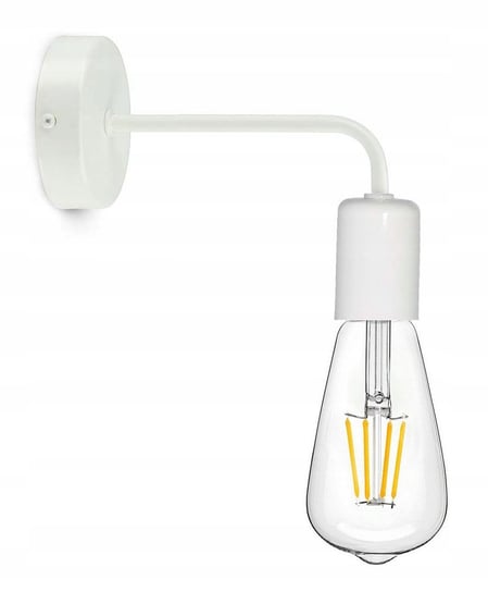 Kinkiet Ścienny Prosty Stały Loft Edison 1X E27 INECT