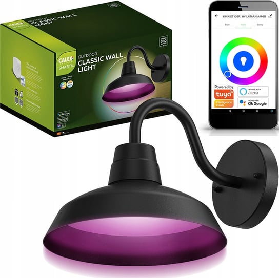 Kinkiet TUYA BLUETOOTH Ogrodowy LED 4W RGB CCT NNLED