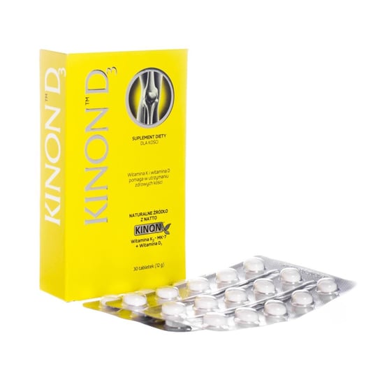 Kinon D3 - suplement diety dla kości, 30 tabletek Valentis