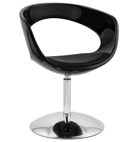 KIRK fotel czarny, skóra eko Kokoon Design
