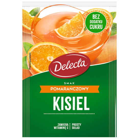 Kisiel tradycyjny DELECTA pomarańczowy 38 g Delecta