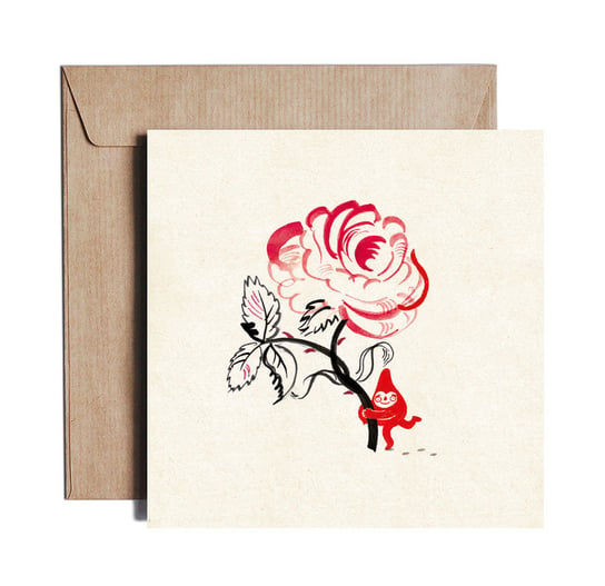 Kiss from a Rose - Greeting card by PIESKOT Polish Design PIESKOT