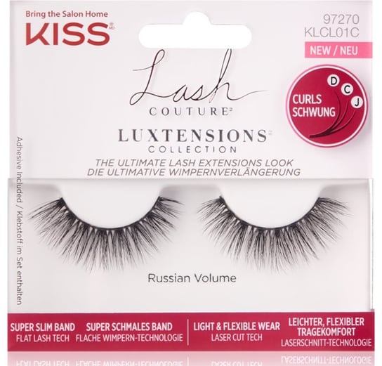 KISS Lash Couture LuXtensions sztuczne rzęsy Russian Volume 2 szt. KISS