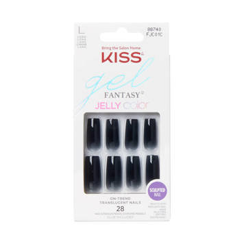 Kiss sztuczne paznokcie Gel Fantasy L FJC01C +klej KISS