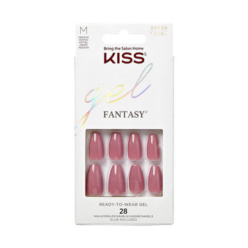 Kiss sztuczne paznokcie Gel Fantasy M FS16C + klej KISS