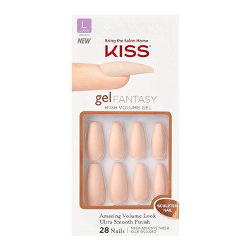 Kiss, Sztuczne paznokcie KGFS01, L, 28 szt. KISS