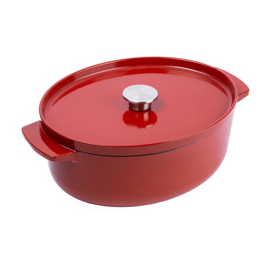 KitchenAid Garnek żeliwny owalny 5,6 l - Empire Red Inna marka