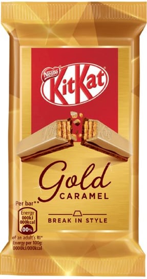 KitKat, paluszki waflowe z białą czekoladą karmelizowanym cukrem i mleczną czekoladą, 41,5 g KitKat