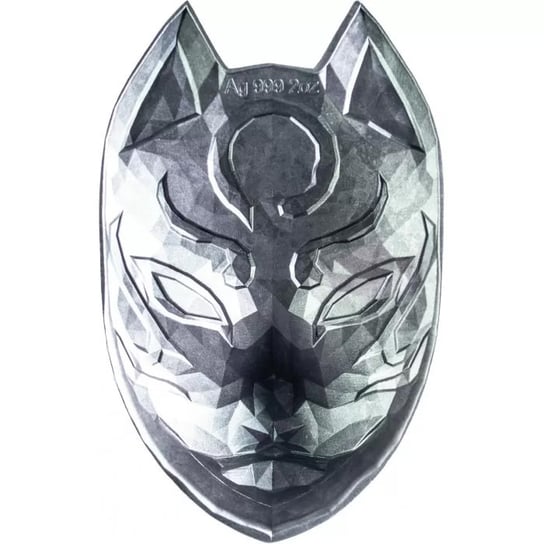 Kitsune Mask Stackables 2 uncje srebra 2023 Inna marka