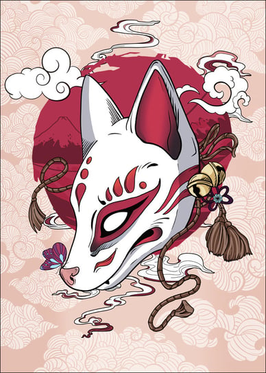 Kitsune - plakat 50x70 cm / AAALOE Inna marka