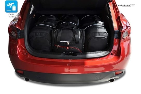 Kjust, Torby do bagażnika, Mazda 3 Hatchback 2013-2018, 4 szt. KJUST