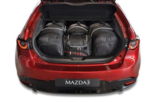 Kjust, Torby do bagażnika, Mazda 3 Hatchback 2018+, 4 szt. KJUST