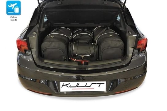 Kjust, Torby do bagażnika, Opel Astra Hatchback 2015+, 4 szt. KJUST