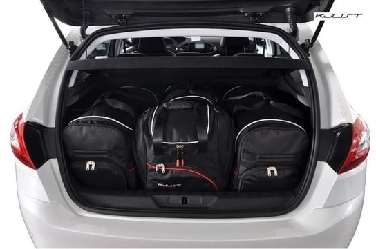 Kjust, Torby do bagażnika, Peugeot 308 Hatchback 2013+, 4 szt. KJUST
