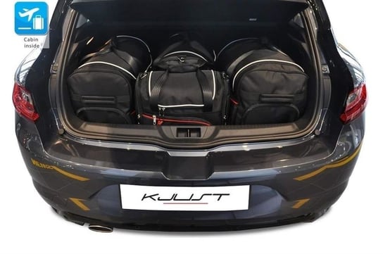 Kjust, Torby do bagażnika, Renault Megane Hatchback 2016+, 4 szt. KJUST