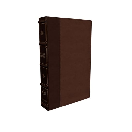 KJV, Large Print Verse-by-Verse Reference Bible, Maclaren Series, Leathersoft, Brown, Comfort Print: Thomas Nelson