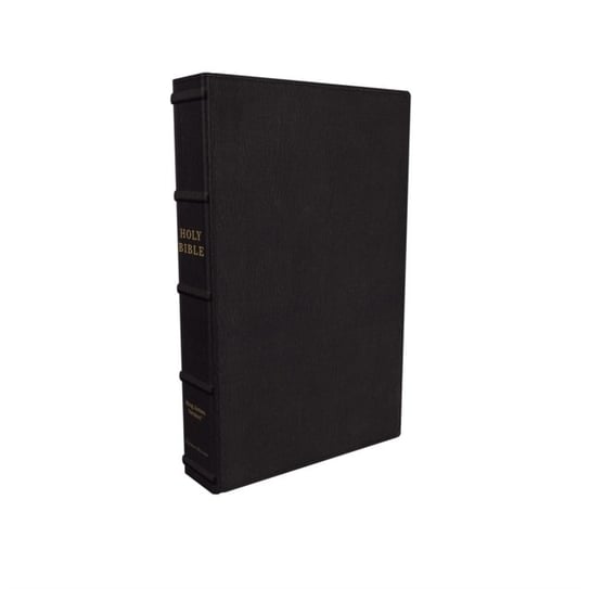 KJV, Large Print Verse-by-Verse Reference Bible, Maclaren Series, Premium Goatskin Leather, Black, C Thomas Nelson