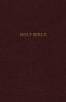 KJV, Reference Bible, Super Giant Print, Leather-Look, Burgundy, Red Letter Edition, Comfort Print Nelson Thomas