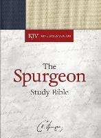 KJV Spurgeon Study Bible, Navy/Tan Cloth-Over-Board Csb Bibles By Holman, Begg Alistair