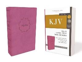 Kjv, Value Thinline Bible, Large Print, Leathersoft, Pink, Red Letter Edition, Comfort Print Nelson Thomas