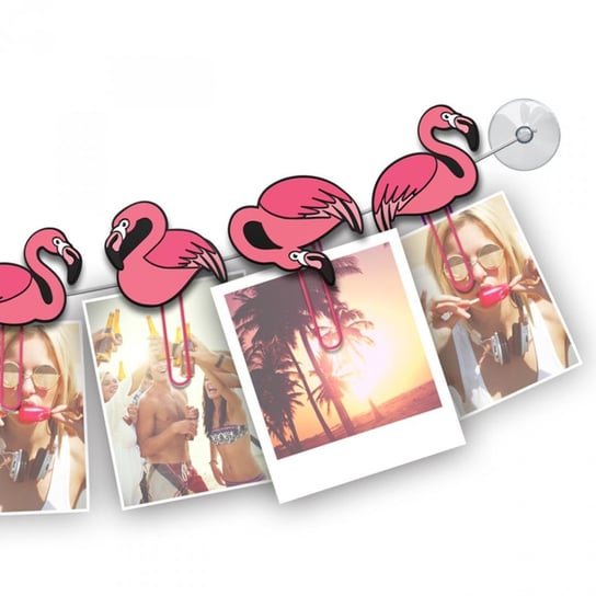 Klamerki do zdjęć MUSTARD ClipIt Flamingi Mustard