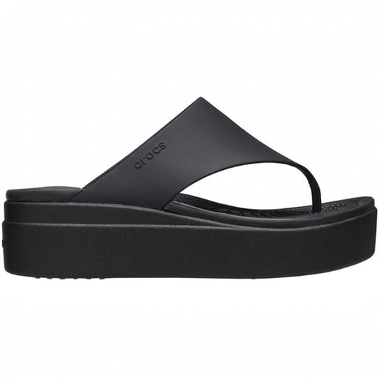 Klapki damskie Crocs Brooklyn Flip czarne 208727 001-42/43 Crocs