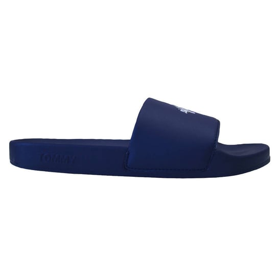 Klapki damskie Tommy Hilfiger Essential Pool Slide granatowe - 38 Tommy Hilfiger